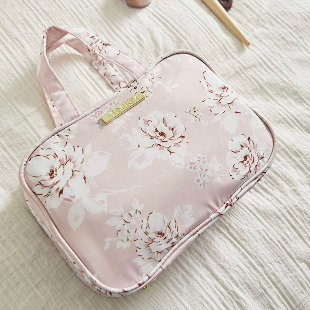 YUMI KIM Cosmetic Makeup Travel Bag Case NEW Pink